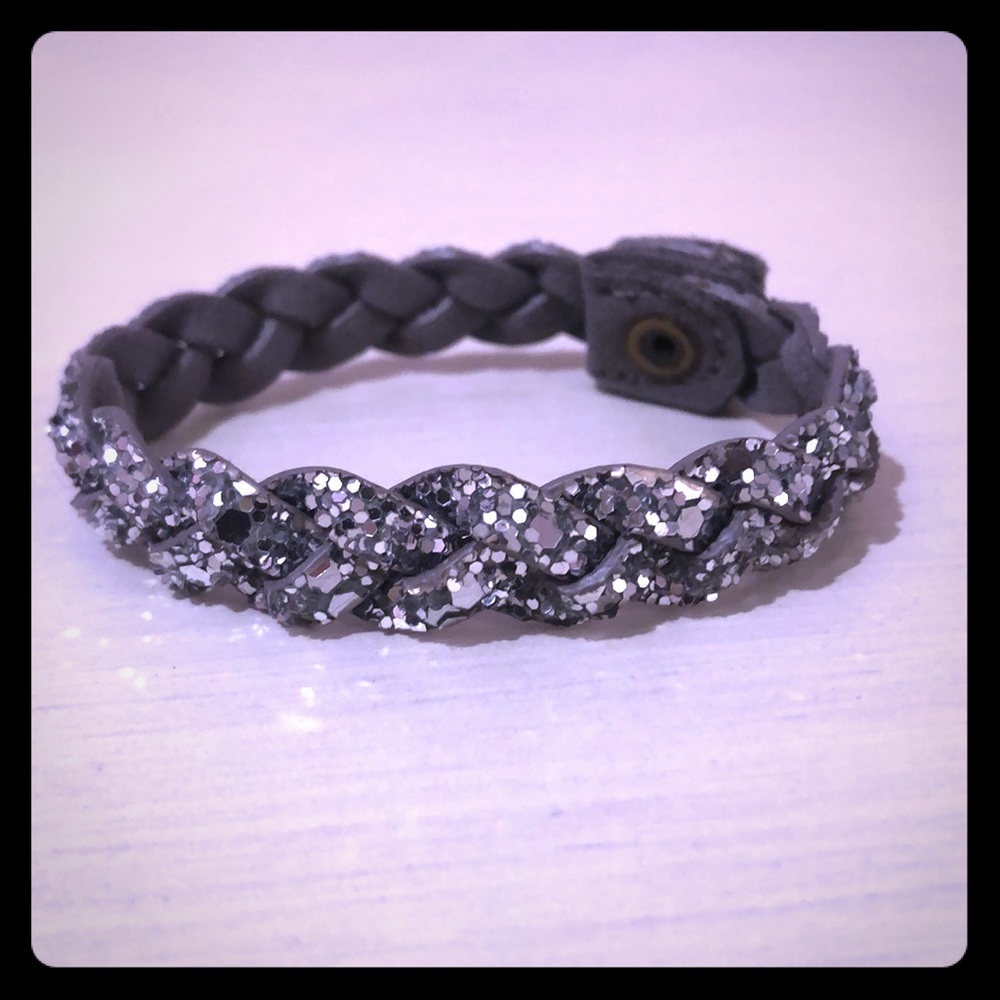 Crewcuts j. Crew Glitter Braided Bracelet Jewelry
